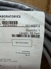 NEW SEL C273A-035 9 PIN MALE D-SUB CONNECTORS LENGTH 35FT ID: 29764980 SHIPSFAST