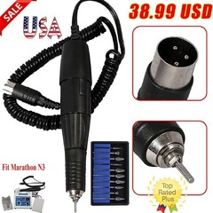 Dental Lab Electric Micromotor Polishing Handpiece Fit Marathon 35,000 rpm US