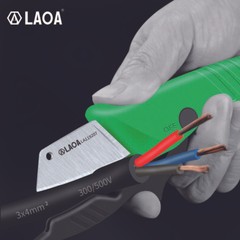 Electrician Cable Stripping Knife Stainless Wire Cutter Stripper Utility Knife
