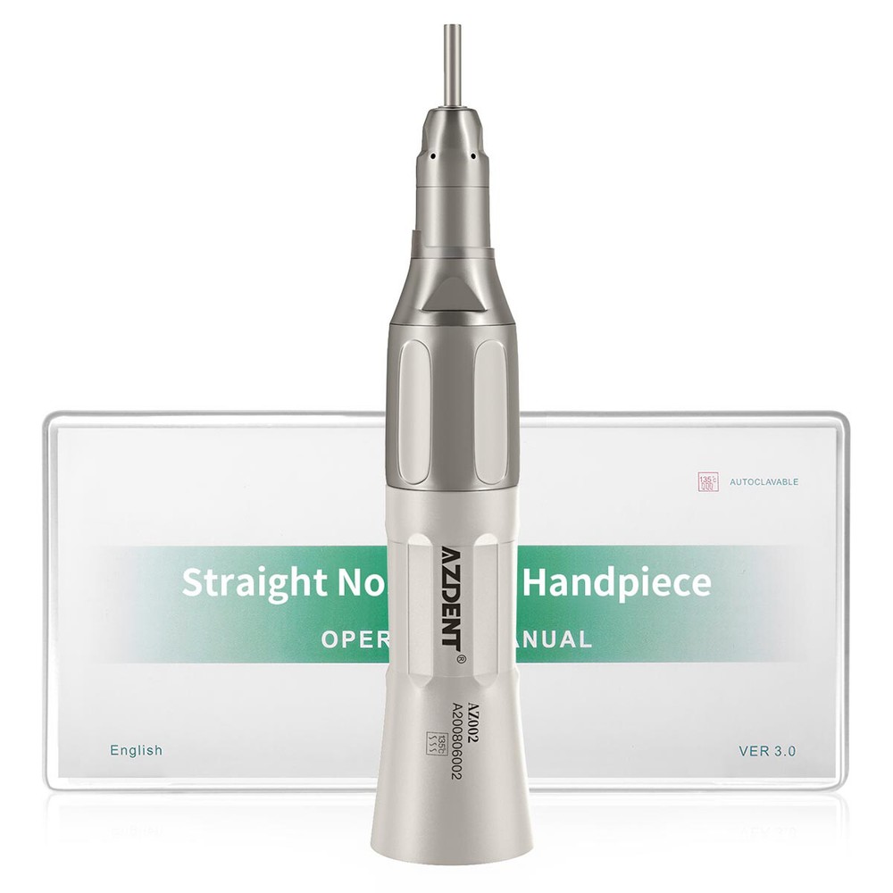 AZDENT Dental Slow Low Speed Handpiece Straight/Contra Angle/ Air Motor 2/4H