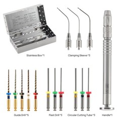 Dental Endodontic Files Removal System Kit Broken Root Canal Files Extractor Set