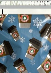 100 6×9 Mocha Peppermint Poly Mailer Bags Fast Shipping