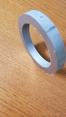Pure 99.9% Beryllium Metal Sample – 65 grams – A thick structual tube cutoff