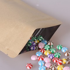 New Flat Brown Kraft QuickQlick™ Mylar Bags Pouches Different Sizes
