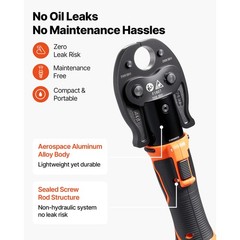 Uimoso 18V Cordless Mini Press Tool Kit for PEX Pipe and Copper Rings