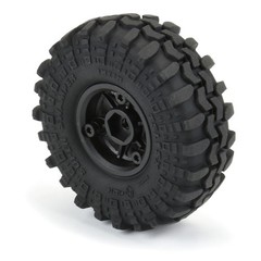 Pro-Line Racing 1/24 Super Swamper F/R 1.0 Tires Mtd 7Mm Blk 4 Pro1021410 Rc