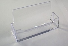 AZM 80 Piece New Business Card Holder Desktop Clear Acrylic Display Bulk Sale