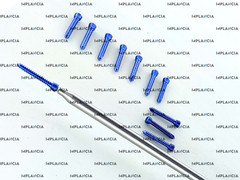2.7mm Locking Self Tapping Screw 10-28mm Length w/ Drive 100 Pcs Titanium Set