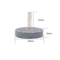 71878 80 Grit 3 Shapes Head Mounted Stone Point Grinding Wheels Bit Set 1/4″