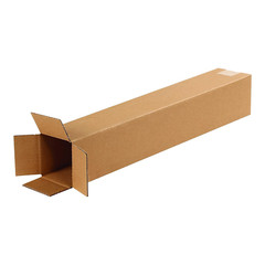 4X4X24 Tall Corrugated Boxes, Tall, 4L X 4W X 24H, Pack of 25 | Shipping, Packag