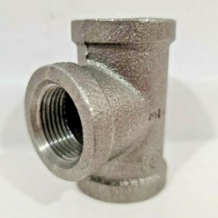 Lot of 3 3/4″Inch Indonesia Malleable Reducing Pipe Threaded Tee Fitting TSP