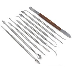Dental Wax & Modelling Carvers Lecron Mixing Spatula Laboratory Technician Kit