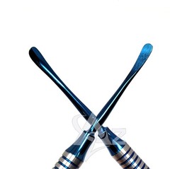 German Dental Freer Surgical Periosteal Elevator Titanium Blue Double Ended