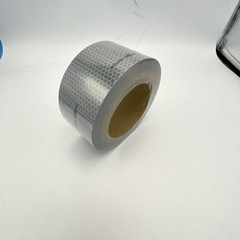 SOLAS Grade Marine Reflective Tape Silvery White Waterproof Glass Bead
