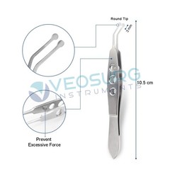 6 Pcs Meibomian Gland Expressor Forceps Set Reusable Ophthalmic Instruments