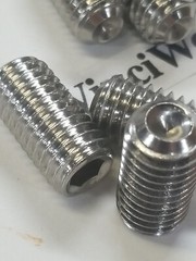 1/2 -13 x 1″ Socket Set Screws (10) 18-8 Stainless, Cup Point