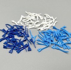 Dental Tulwar Wedges Sectional Matrix System Plastic Diastema Wedge Refill 40Pcs