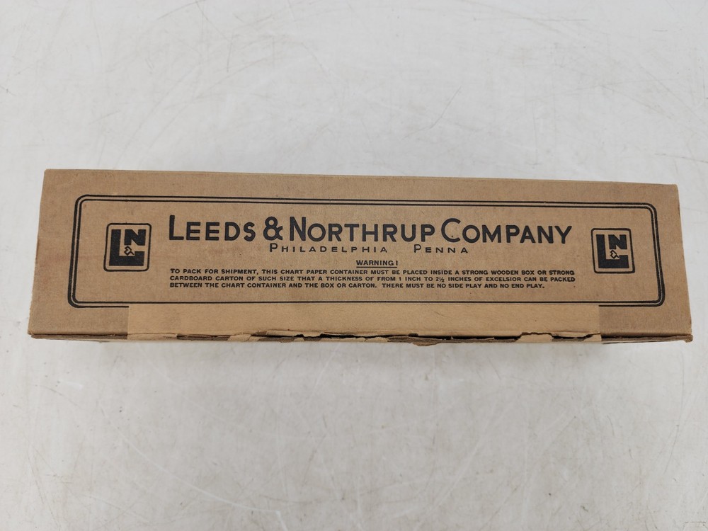 Vintage Leeds & Northrup Chart Paper Roll 341 60 Line 0-30 Uniform 40 yards