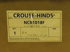 CROUSE HINDS NCB1018F-WT15EHB24 15 AMP NCB SERIES CIRCUIT BREAKER ENCLOSURE NEW!