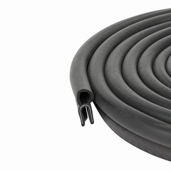 Trim Seal with Top Bulb – PVC Plastic Trim with EPDM Rubber Bulb Seal R