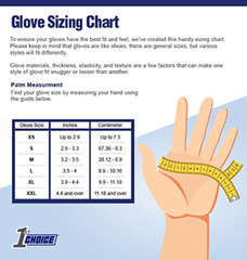 1St Choice Black Nitrile Disposable Exam Gloves 3 Mil, Latex and Powder-Free, F