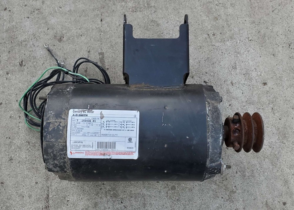 Dexter #9376-305-001 3 Phase, 2.0 HP, 230/460V Motor (Used)