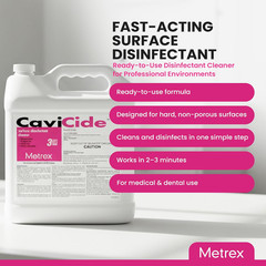CaviCide Liquid Surface Disinfectant Cleaner 2.5 Gallon Bottle