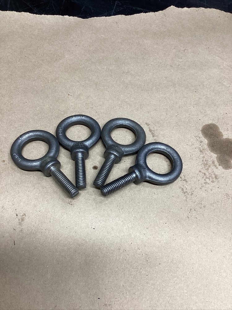 Steel Eyebolt with Shoulder 3/8-16,1.25in(LOTS OF 4) #237F60