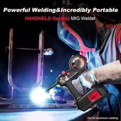 AWT 100A Handheld Flux Core MIG Welder, Portable Welding Machine,Inverter Wire