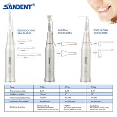 SANDENT Dental Brushless Electric LED Micro Motor /Micro Saw Surgical Handpiece