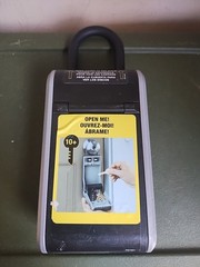 Master Lock Portable Combination Lock Box 5480D “(No Combination Code)” Locked.