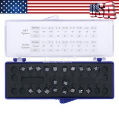 20Pcs/kit Dental Orthodontic Ceramic Brackets Braces Roth Slot.022 Hooks 3-4-5