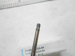 NEW SECO USA 3MM CUT DIA. X 3MM LOC X 50MM OAL 2FL CC SOLID CARBIDE BALL ENDMILL