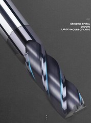 High Quality CNC End Mill Set Carbide Tungsten Steel 4 Fultes Milling Cutter