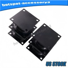 4PCS Vibratory Plate Compactor Rubber Isolator Shock Mount For Stanley Hydraulic