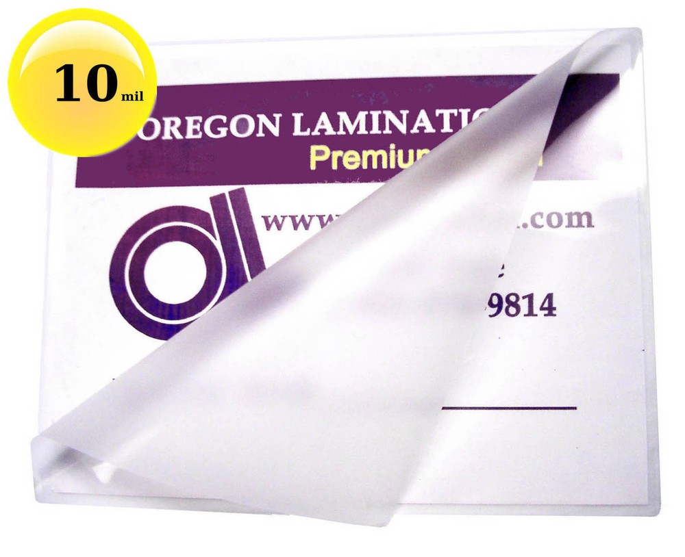 1000/pack Hot 10 Mil Credit Card size Laminating Pouches 2-1/8 x 3-3/8 Clear