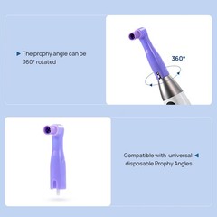 AZDENT Dental Cordless Electric Hygiene Prophy Polishing Handpiece 360° Swivel