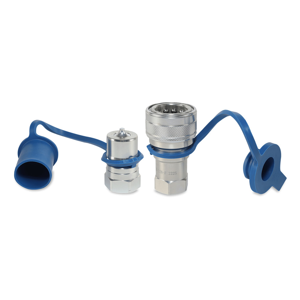 3/4″ ISO 7241-B Quick Disconnect Hydraulic Couplers Set – 3/4″ NPT Thread
