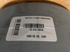 New Unitrac MAX Solid Smooth Press On Forklift Tire 16x7x10-1/2 (W2G)