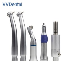 VVDental High/Low Speed Handpiece Kit E-generator LED Turbine 2/4Holes