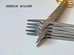 Lot Of 5 V. Mueller SU16061 Mayo-Hegar TC Vital Needle Holders 7 Length