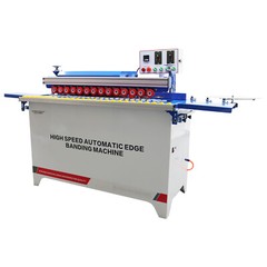 Straight Line Automatic Edge Banding Machine 110V Double-sided Adhesive Coating