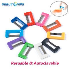 10pc Dental Interproximal Reduction Enamel Strips Orthodontic IPR stripping saw