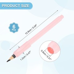 Pencil Extenders, 6 Pack Adjustable Pencil Extenders, Pink