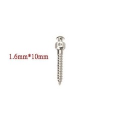 10Pcs Dental Orthodontic Titanium Micro Implant Mini Screws 1.4-2.0mm