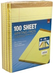 TOPS – Legal Pads 8.5 x 11.75 Inches, Pack of 9 of 100 Sheets = 18 Standard Pads