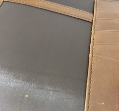 Rawlings Dodgers Leather Portfolio Notepad With Dodger Logo On Paper 🍀