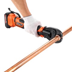 Uimoso 18V Electric Crimping Tool Kit for Copper Pipes – 1/2″, 3/4″, 1″