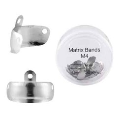 50Pcs/box Dental Sectional Matrix Bands M4 Metal Sectional Contoured Matrice