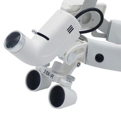 Dental 3.5X-R Surgical Binocular Loupes Headband Magnifier With 5W LED Headlight